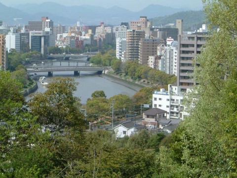 京橋川俯瞰